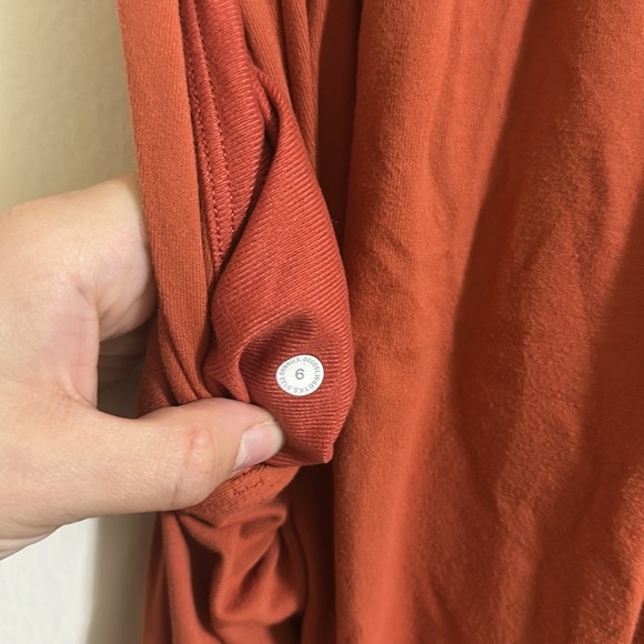 EUC Lululemon Ready to Rulu High-Rise Cropped Jogger Orange size 6 - Picture 7 of 7